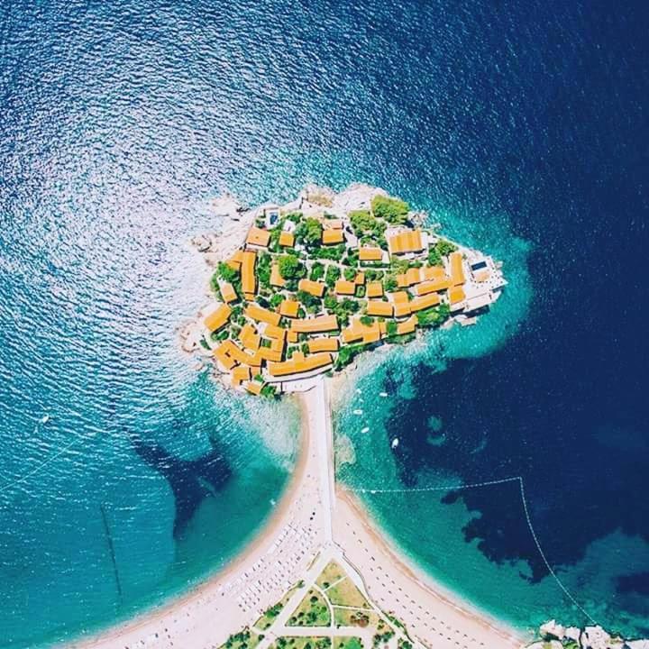 Apartments Dragisic Sveti Stefan Extérieur photo